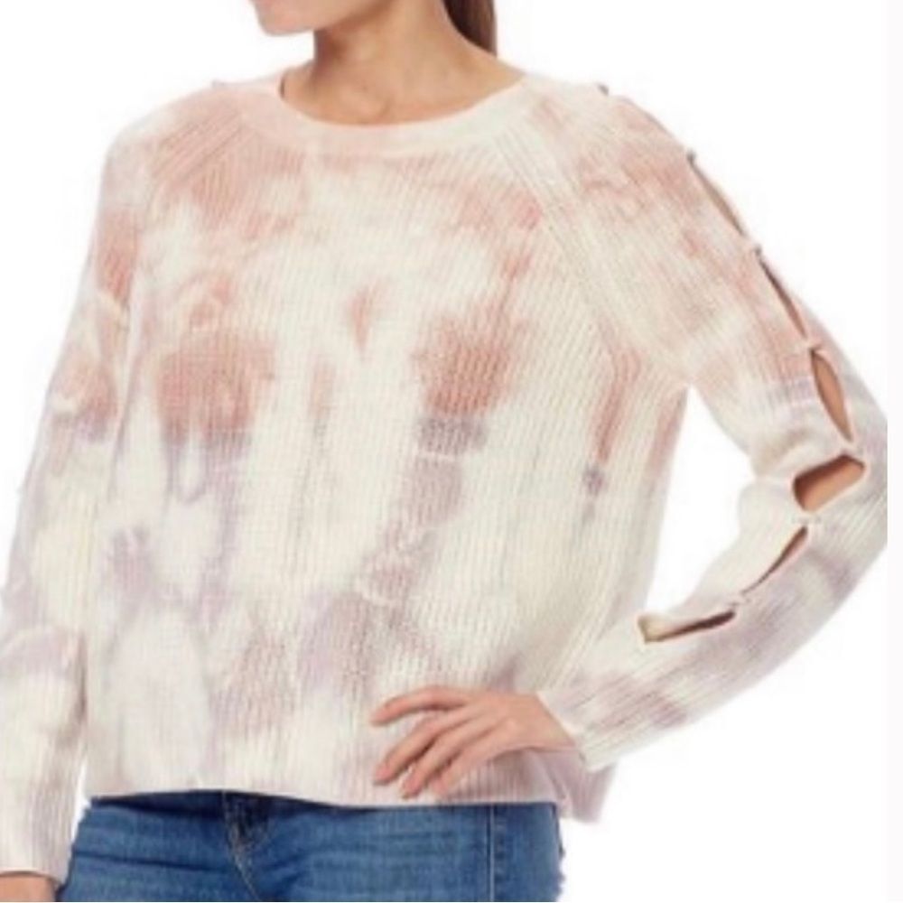 360 Sweater Knit Tie Dye Sweater, XS